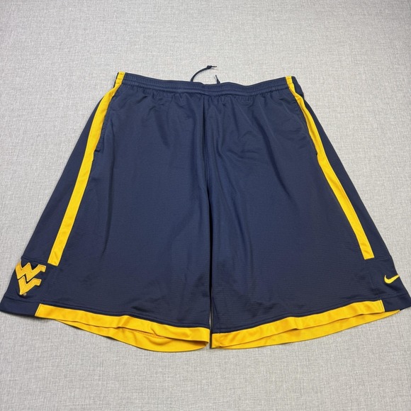 Nike Other - Nike West Virginia Basketball Shorts Mens 2XL Blue Athletic Drawstring Dri-FIT